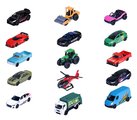 Autíčka Street Cars Majorette kovové sada 5 druhov dĺžka 7 cm 1:64