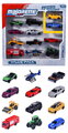 Mașinuțe Street Cars Majorette set de 12 tipuri, lungime 7,5 cm, 1:64
