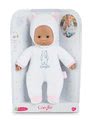 Bábika medvedík Sweet Heart White Bear Corolle s čiernymi očami a snímateľnou kapucňou s uškami 30 cm biela od 9 mes