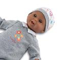 Bábika Bébé Calin Marius Corolle s čiernymi klipkajúcimi očami a fazuľkami 30 cm od 18 mes