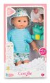 Bábika na kúpanie Baby Bath Marin Mon Premiere Corolle s modrými klipkajúcimi očami a žabou 30 cm od 18 mes