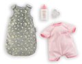 Bábika Bébé Calin Good Night Set Corolle s modrými klipkajúcimi očami a spacím vakom s fľašou a cumlíkom 30 cm od 18 mes