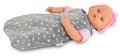 Bábika Bébé Calin Good Night Set Corolle s modrými klipkajúcimi očami a spacím vakom s fľašou a cumlíkom 30 cm od 18 mes