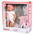 Bábika Bébé Calin Good Night Set Corolle s modrými klipkajúcimi očami a spacím vakom s fľašou a cumlíkom 30 cm od 18 mes