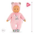 Bábika Sweet Heart Pink Bear Mon Doudou Corolle s modrými očami a kapucňou 30 cm od 0 mes