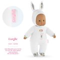 Bábika Sweet Heart White Bunny Mon Doudou Corolle s čiernymi očami a kapucňou 30 cm od 0 mes