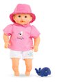 Bábika na kúpanie Baby Bath Océane Mon Premiere Poupon Corolle s modrými klipkajúcimi očami a veľrybou 30 cm od 18 mes
