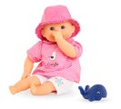 Bábika na kúpanie Baby Bath Océane Mon Premiere Poupon Corolle s modrými klipkajúcimi očami a veľrybou 30 cm od 18 mes