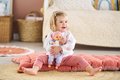 Bábika Bébé Calin Capucine Mon Premier Poupon Corolle s hnedými klipkajúcimi očami 30 cm od 18 mes