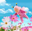 Bábika Sweet Heart Bee Mon Doudou Corolle s hnedými očami kapucňou a krídelkami 30 cm od 9 mes