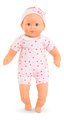 Bábika Mon Adorable Petit Poupon Hearts Corolle s modrými klipkajúcimi očami so sukničkou 30 cm od 12 mes