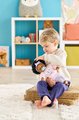 Bábika Bébé Calin Caroline Mon Premier Poupon Corolle s hnedými klipkajúcimi očami a 2 doplnky 30 cm od 18 mes