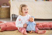 Bábika Bébé Calin Milly Mon Premier Poupon Corolle s modrými klipkajúcimi očami 30 cm od 18 mes