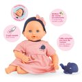Bábika na kúpanie Baby Bath Calypso Mon Premiere Poupon Corolle s modrými klipkajúcimi očami a veľrybou 30 cm od 18 mes