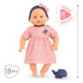 Bábika na kúpanie Baby Bath Calypso Mon Premiere Poupon Corolle s modrými klipkajúcimi očami a veľrybou 30 cm od 18 mes