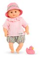 Bábika na kúpanie Baby Bath Coralie Mon Premiere Poupon Corolle s hnedými klipkajúcimi očami a kačičkou 30 cm od 18 mes