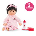 Bábika Bébé Calin Nina Mon Premier Poupon Corolle s hnedými klipkajúcimi očami 30 cm od 18 mes