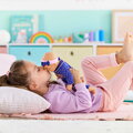 Bábika Bébé Calin Capucine Teddy Bear Mon Premier Poupon Corolle s hnedými klipkajúcimi očami 30 cm od 18 mes