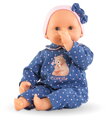 Bábika Bébé Calin Capucine Teddy Bear Mon Premier Poupon Corolle s hnedými klipkajúcimi očami 30 cm od 18 mes