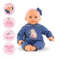 Bábika Bébé Calin Capucine Teddy Bear Mon Premier Poupon Corolle s hnedými klipkajúcimi očami 30 cm od 18 mes