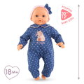 Bábika Bébé Calin Capucine Teddy Bear Mon Premier Poupon Corolle s hnedými klipkajúcimi očami 30 cm od 18 mes