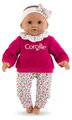 Bábika Bébé Calin Maria Pink Grenadine Mon Premier Poupon Corolle s hnedými klipkajúcimi očami 30 cm od 18 mes