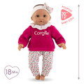 Bábika Bébé Calin Maria Pink Grenadine Mon Premier Poupon Corolle s hnedými klipkajúcimi očami 30 cm od 18 mes