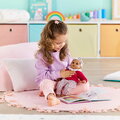 Bábika Bébé Calin Maria Pink Grenadine Mon Premier Poupon Corolle s hnedými klipkajúcimi očami 30 cm od 18 mes