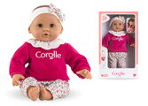 Bábika Bébé Calin Maria Pink Grenadine Mon Premier Poupon Corolle s hnedými klipkajúcimi očami 30 cm od 18 mes