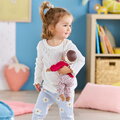 Bábika Bébé Calin Maria Pink Grenadine Mon Premier Poupon Corolle s hnedými klipkajúcimi očami 30 cm od 18 mes