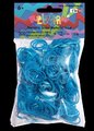 Rainbow Loom metalízové originálne gumičky 300 kusov modré od 6 rokov