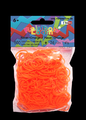Rainbow Loom originálne gumičky 300 kusov neónovooranžové od 6 rokov