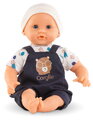 Bábika Bébé Calin Mael Teddy Bear Mon Premier Poupon Corolle s modrými klipkajúcimi očami 30 cm od 18 mes