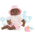 Bábika do vody Baby Bath Alyzée Mon Premiere Poupon Corolle s klobúčikom s hnedými klipkajúcimi očami a kačičkou 30 cm od 18 mes