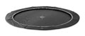 Trampolína Interra Ground Level Sports Trampoline Exit Toys prízemná 427 cm priemer s ventilačným systémom čierna