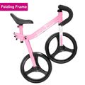 Balančné odrážadlo skladacie Folding Balance Bike Pink smarTrike ružové z hliníka s ergonomickými úchytmi od 2-5 rokov a chrániče ako darček