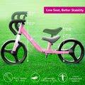 Balančné odrážadlo skladacie Folding Balance Bike Pink smarTrike ružové z hliníka s ergonomickými úchytmi od 2-5 rokov a chrániče ako darček