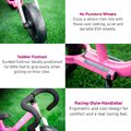Balančné odrážadlo skladacie Folding Balance Bike Pink smarTrike ružové z hliníka s ergonomickými úchytmi od 2-5 rokov a chrániče ako darček