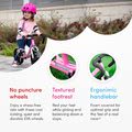 Balančné odrážadlo skladacie Folding Balance Bike Pink smarTrike ružové z hliníka s ergonomickými úchytmi od 2-5 rokov a chrániče ako darček