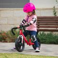 Balančné odrážadlo skladacie Folding Balance Bike Red smarTrike červené z hliníka s ergonomickými úchytmi od 2-5 rokov a chrániče ako darček