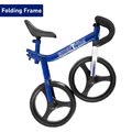 Balančné odrážadlo skladacie Folding Balance Bike Blue smarTrike modré z hliníka s ergonomickými úchytmi od 2-5 rokov a chrániče ako darček