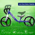 Balančné odrážadlo skladacie Folding Balance Bike Blue smarTrike modré z hliníka s ergonomickými úchytmi od 2-5 rokov a chrániče ako darček