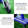 Balančné odrážadlo skladacie Folding Balance Bike Blue smarTrike z hliníka s ergonomickými úchytmi od 2-5 rokov