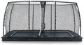 Trampolína s ochrannou sieťou Dynamic Groundlevel Exit Toys do zeme 244*427 cm čierna
