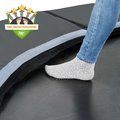 Trampolína Dynamic Groundlevel Sports Exit Toys do zeme okrúhla 366 cm priemer čierna