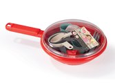 Panvica s obedovou súpravou 100% Chef Écoiffier 32 cm s hrncami taniermi príbormi šálkami 18 dielov od 18 mes