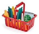 Nákupný košík Self Service Basket 100% Chef Écoiffier so zeleninou a ovocím 9 doplnkov od 18 mes