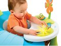 Nafukovacie kreslo Cotoons Cosy Seat Smoby s didaktickým stolom modré/ružové od 6 mes