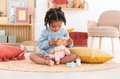 Obedová súprava s podbradníkom Mealtime Set Corolle pre 30 cm bábiku 5 doplnkov od 18 mes