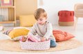 Prenosná postieľka Carry Bed Floral Corolle pre 30 cm bábiku od 18 mes